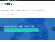 Tablet Screenshot of opnfv.org